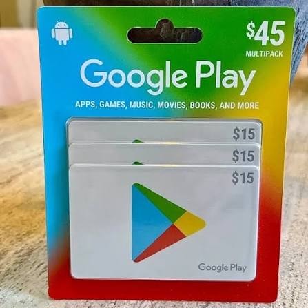 Google Play $45 gift card