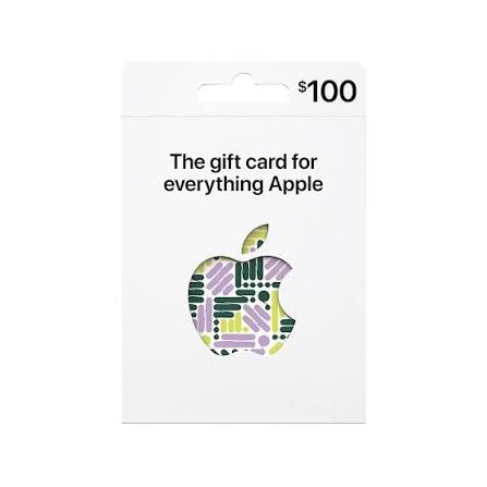 Apple $100 gift card