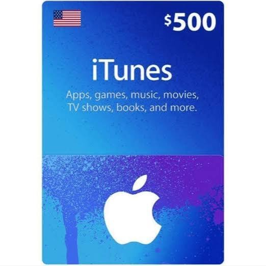 iTunes $500 gift card